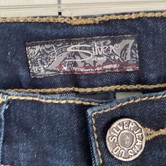 Silver Jeans Nathan Skinny Jeans for‎ Boys in Dark Wash Size 10 - Picture 5 of 12